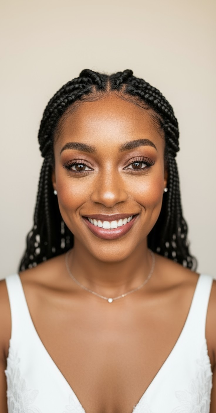 After Large Knotless Box Braids